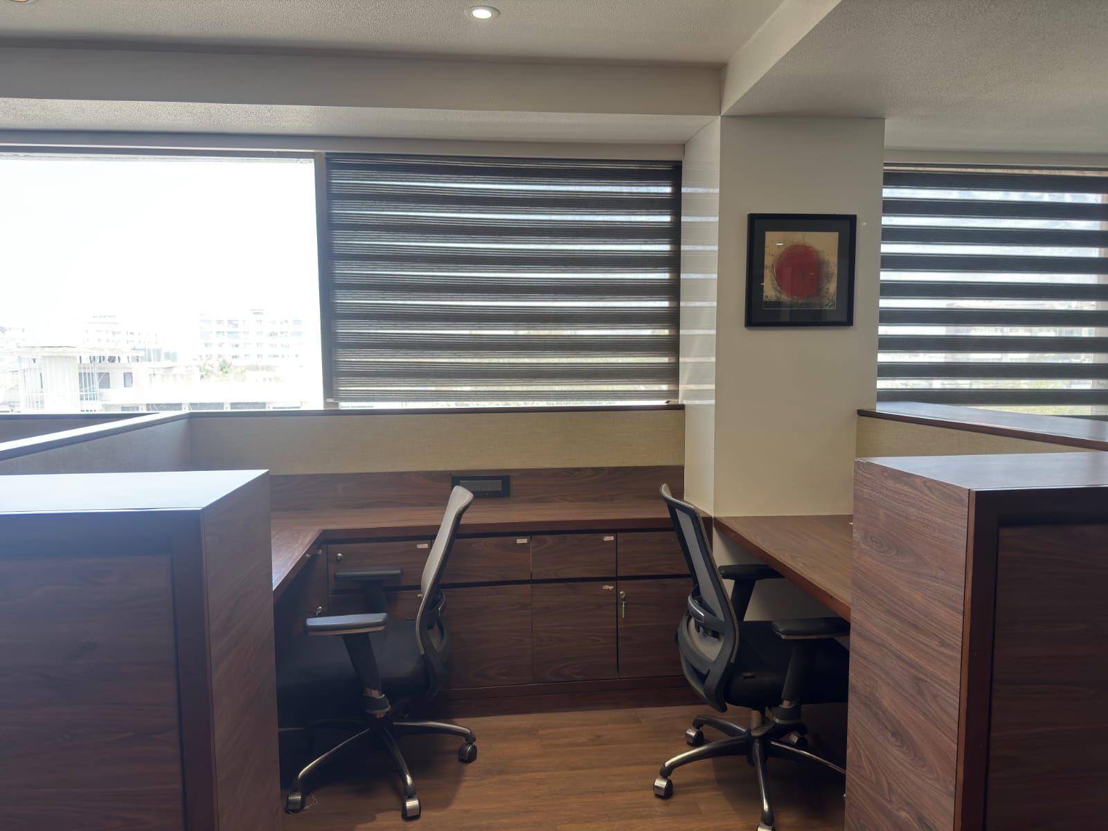 Individual desk view 2